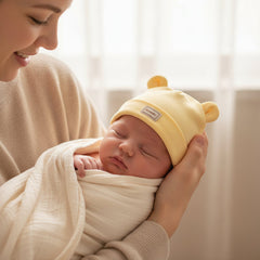 Newborn Hat Baby Tire Hat Spring and Autumn Double Layer