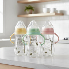 SafeSip Anti-Fall and Anti-Flatulence Feeding Bottle - Prevents Leaks