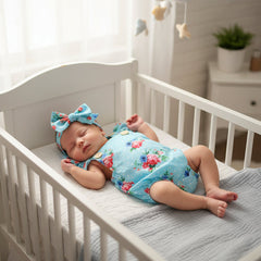 Newborn Baby Clothes Sleeveless Girl Clothes 2pcs set