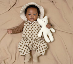 Newborn Baby Polka Dot Overalls Romper Romper