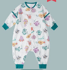 Baby Sleeping Bag Spring And Autumn Thin Section Split Leg Baby Summer Newborn Child Gauze Anti-Kick Quilt For Boys And Girls All Seasons