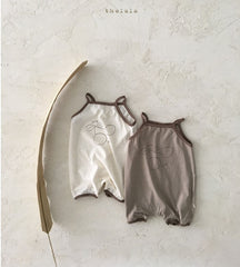 Korean Summer Newborn Baby Sling One-Piece Romper