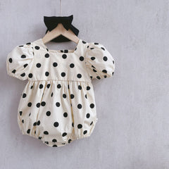 Summer Cute Bag Fart Clothes Pure Cotton Super Western-style Baby Girl Princess Romper