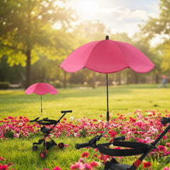 SunShield Stroller Umbrella Outdoor Sunshade - Vinyl UV And Rain Coverage