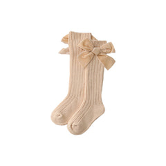 Bowknot woolen baby socks