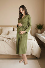 Ladies' Bamboo Robe | Olive