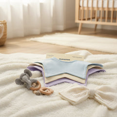 Infant Bib Cotton Newborn Anti - Spitting Three - Piece Set