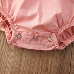 Girl Princess Clothes Baby Romper Girls Floral Lace V Neck Sleeveless Jumpsuit Newborn Headband Kid Outfits Summer Clothing