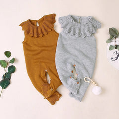 Baby Sleeveless Ruffle Romper