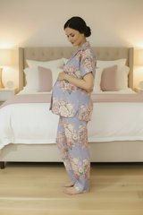 Maternity 2 Piece Pajama Set - Maternity Sleepwear