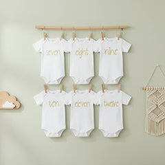Fine Cotton Baby One Piece Romper Luxe Collection Limited Edition