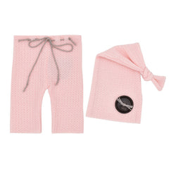 Newborn Photography Pants And Long-Tail Hat Two-Piece Set