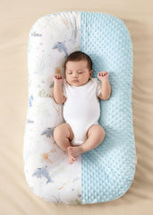 Minimally Printed Baby Soothing And Anti Startle Bed