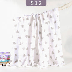 Newborn Baby Swaddling Quilt Pure Cotton Gauze Bath Towel Swaddling Wrapping Towel