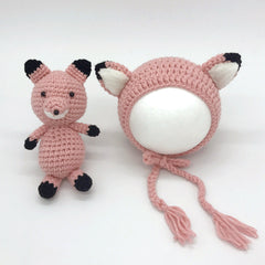 Handmade Wool Fox Doll For Newborn