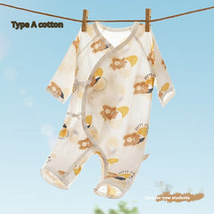 Class A Pure Cotton Newborn Rompers Thin Air Conditioning Room Clothes