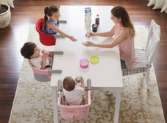 Portable Foldable Baby High Chair Aluminum Frame Hook On Limited Edition