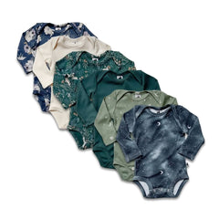 Bamboo Baby Long-Sleeved Onesie | Twilight Grove