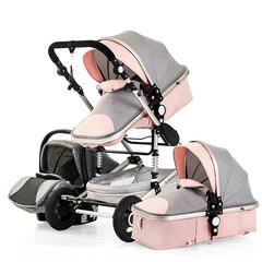 Good Quality Travel Baby Stroller Luxury 3 In One