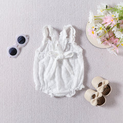 Newborn Toddler Sleeveless Short Baby Girl Jumpsuit