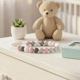 Premium Silicone Pacifier Chain Signature Two Pack for Teething Molars
