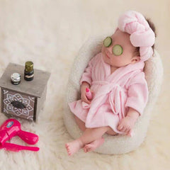 Newborn bathrobe photography props