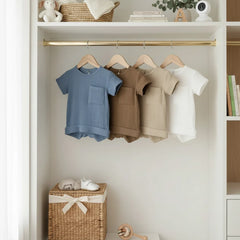 Soft Cotton Baby Collection Two Piece Outfit Set Premium Quiet Luxury