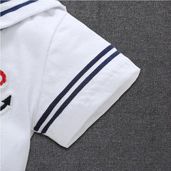 Newborn Baby Boy Clothes Playsuit Sailor Navy Romper Short Sleeve Jumpsuit Costumes Clothes Summer Outfits Newborn Baby Clothes