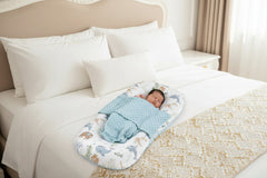 Minimally Printed Baby Soothing And Anti Startle Bed