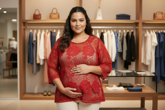 Limited Floral Lace Overlay Blouse With Sheer Sleeves