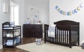 SF Home Espresso Solid Wood Convertible Crib Timeless Collection