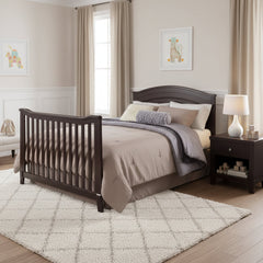 SF Home Espresso Solid Wood Convertible Crib Timeless Collection