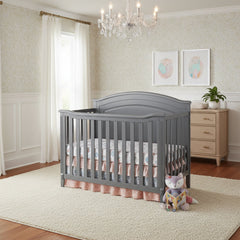 SF Home Solid Wood Convertible Crib Grey Signature