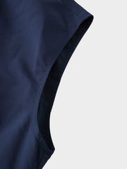 Taffeta Bubble Jumper-Navy