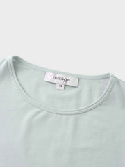 Pleat Front Button Down Dress-Light Blue