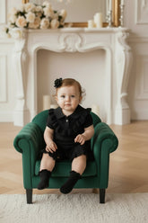 Black Baby Knitted Onesie