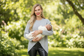 Let Loose Crossover Long Sleeve Maternity/Nursing Knit Top