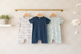 Bamboo Baby Shorts Romper | Love Story