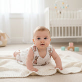 Powder Pink Bunnies Bamboo Newcastle Mini Bubble