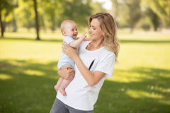Zip Up Maternity/Nursing T-Shirt