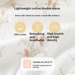 Class A Pure Cotton Newborn Rompers Thin Air Conditioning Room Clothes