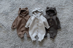 Infants Baby Spring And Autumn Knitted Jumpsuit South Korea