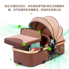 Basket Baby Stroller Can Be Seated Or Reclined Lightweight And Easy To Carry