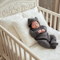 Infants Baby Spring And Autumn Knitted Jumpsuit South Korea