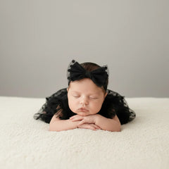 Luxe Cotton Baby Girl Dress Polka Dot With Flutter Sleeves Limited Edition