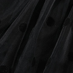 Luxe Cotton Baby Girl Dress Polka Dot With Flutter Sleeves Limited Edition