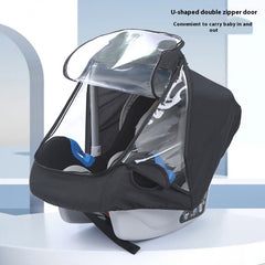 Baby Stroller Safety Cabas Transparent Rain Cover