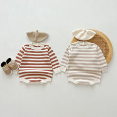 Newborn Male And Female Baby Autumn And Winter Rompers