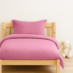 Housse de Couette en Coton Bio Rose