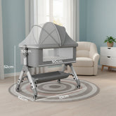 NNEIDS Bopeep Baby Cot Bed Crib Portable Bassinet